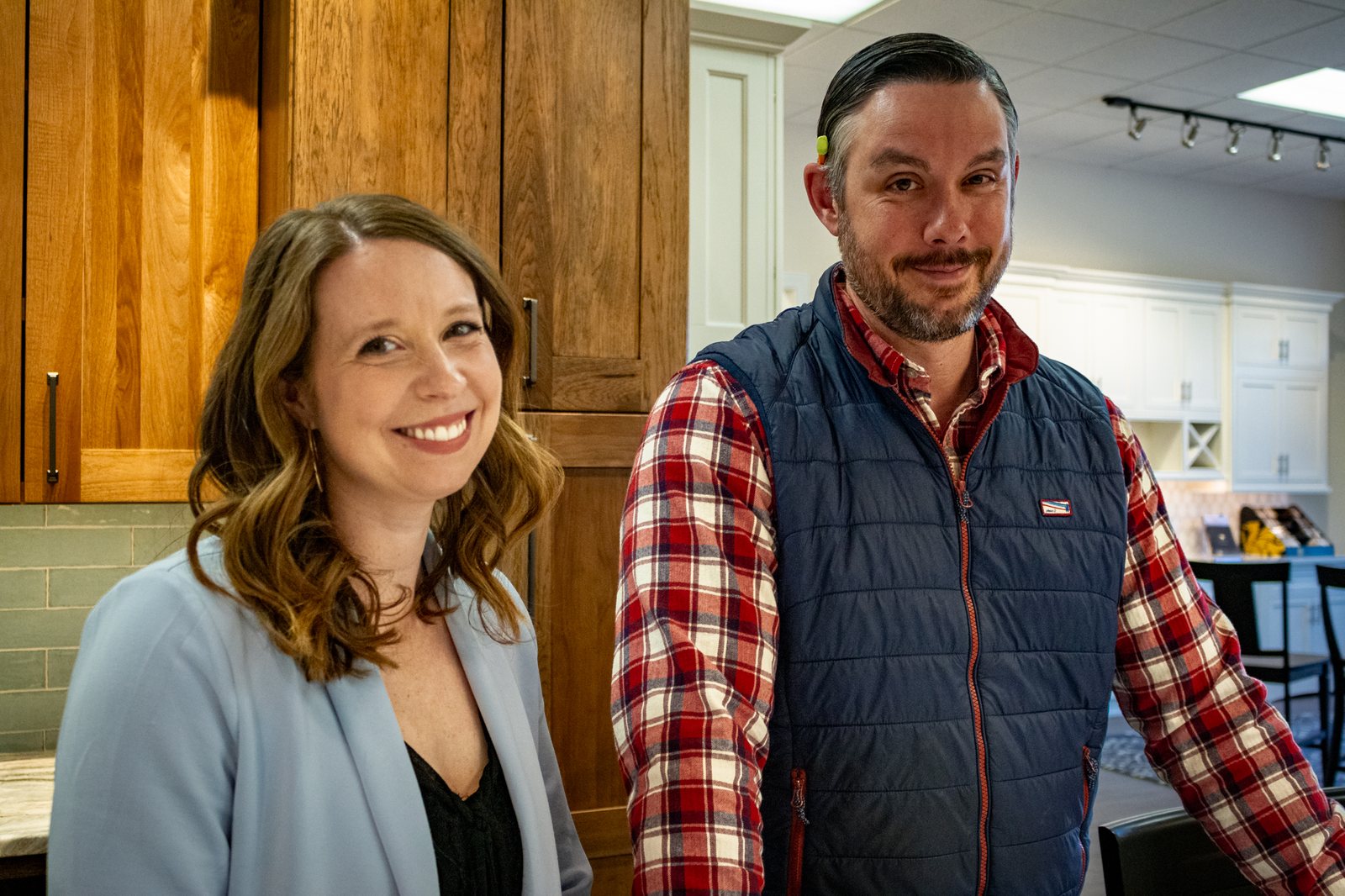 Joe and Caroline Wingenbach of Sidney Kitchen and Bath and Sidney Design and Build