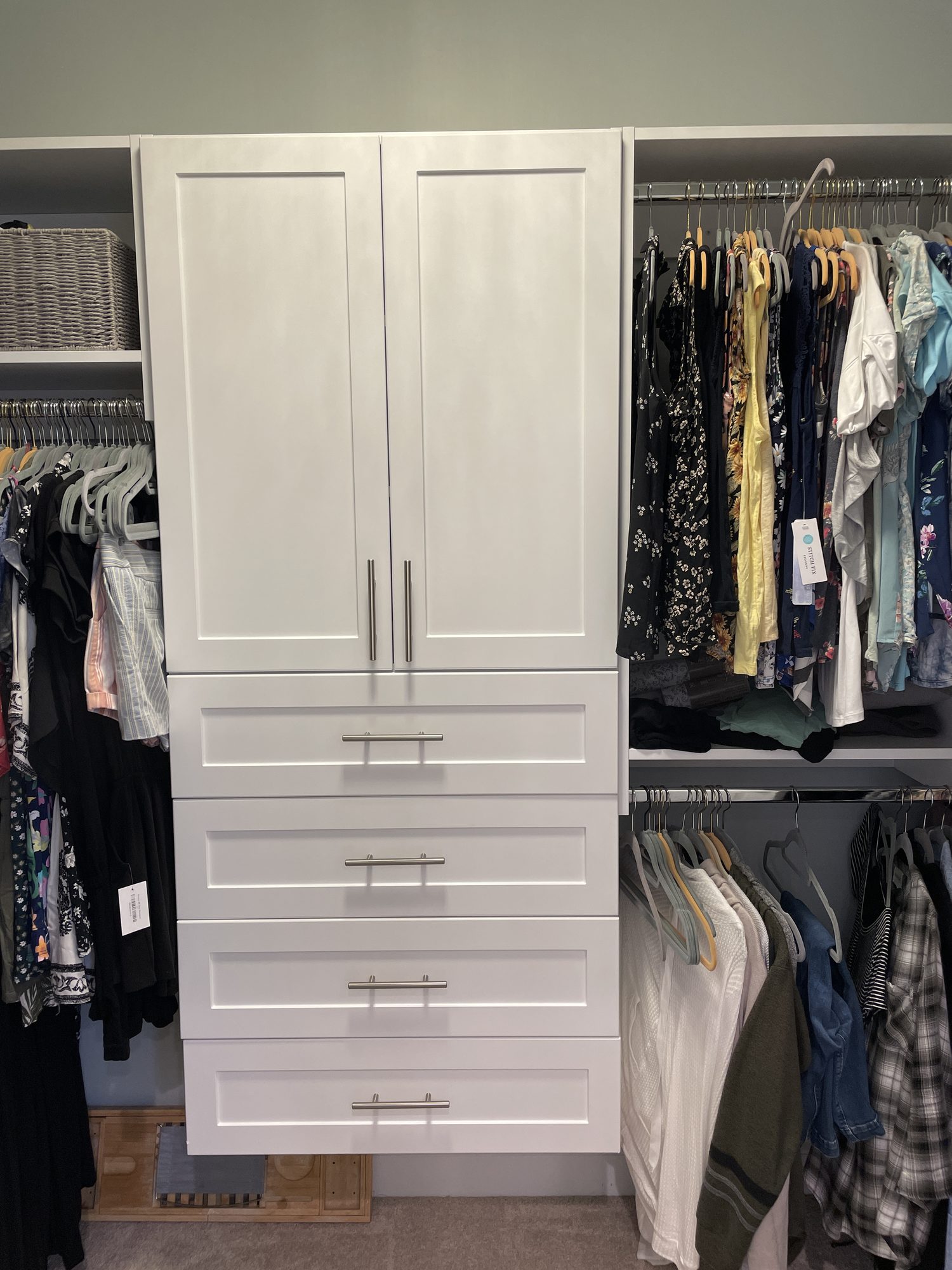 Custom closet system, a custom closet by Sidney Design and Build in Winchester, VA